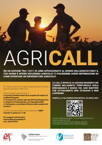 AGRI CALL: Giovani e agricoltura