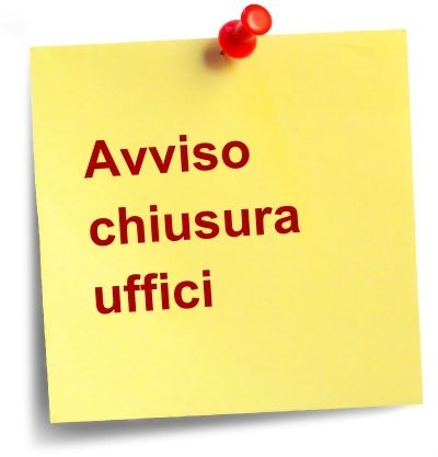 Chiusura al pubblico degli uffici comunali